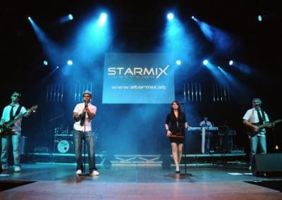 live on stage