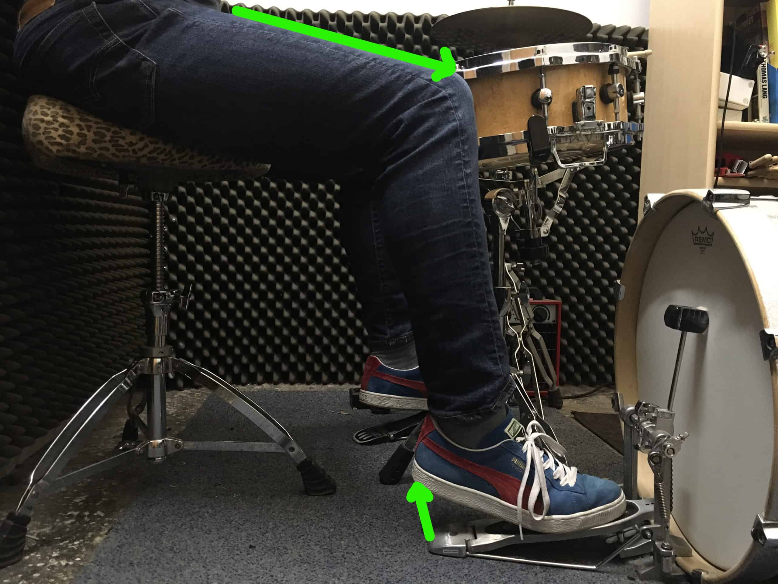 Drum Seat height